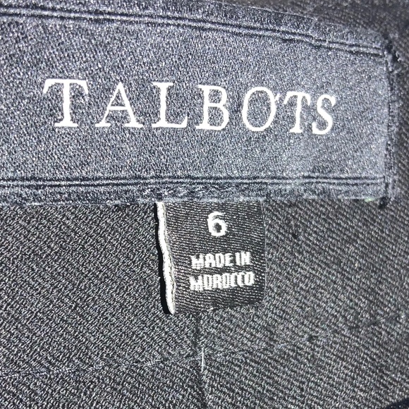 Talbots Signature dress pants Sz 6 side zip flat front - Picture 8 of 9